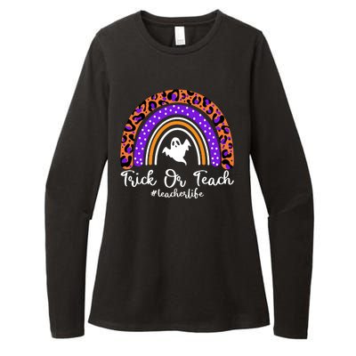 Halloween Trick Or Teach #Teacher Life Womens CVC Long Sleeve Shirt