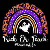 Halloween Trick Or Teach #Teacher Life 16 in Basic Backpack
