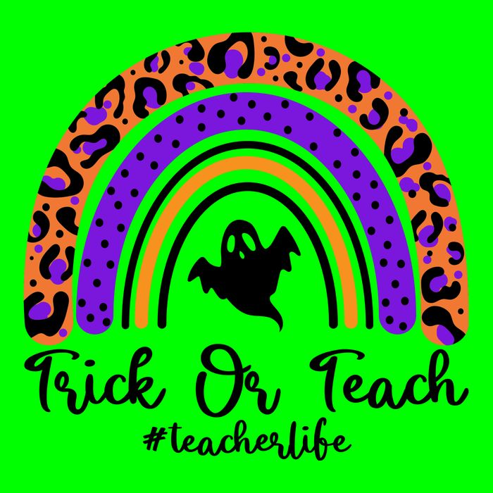 Halloween Trick Or Teach #Teacher Life Long Sleeve Shirt
