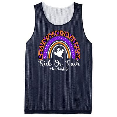 Halloween Trick Or Teach #Teacher Life Mesh Reversible Basketball Jersey Tank