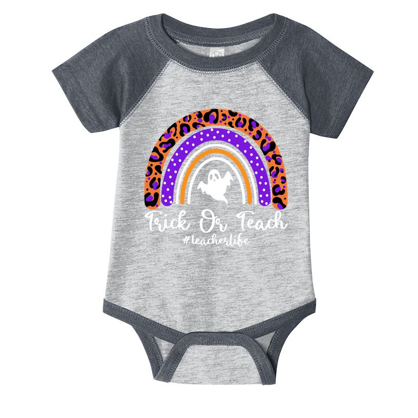 Halloween Trick Or Teach #Teacher Life Infant Baby Jersey Bodysuit