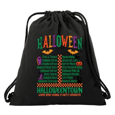 Halloween Trick Or Treat Halloween Pumpkin Drawstring Bag