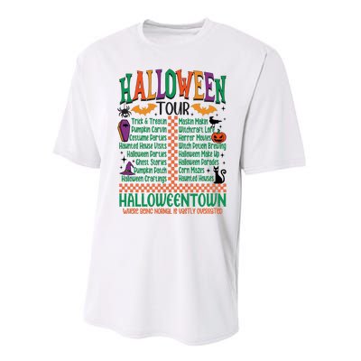 Halloween Trick Or Treat Halloween Pumpkin Performance Sprint T-Shirt