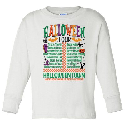 Halloween Trick Or Treat Halloween Pumpkin Toddler Long Sleeve Shirt