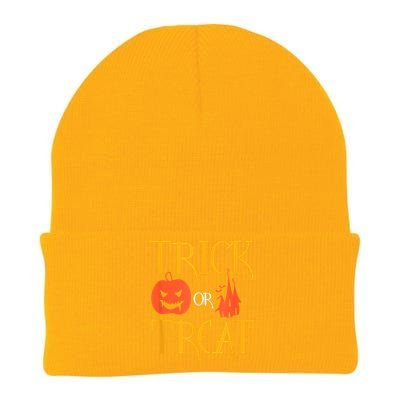 Halloween Trick Or Treat Knit Cap Winter Beanie