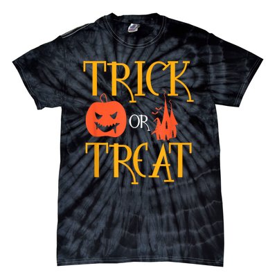 Halloween Trick Or Treat Tie-Dye T-Shirt