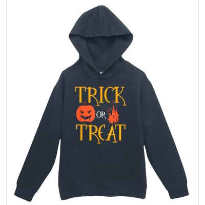 Halloween Trick Or Treat Urban Pullover Hoodie