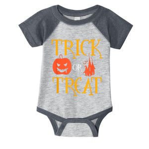 Halloween Trick Or Treat Infant Baby Jersey Bodysuit