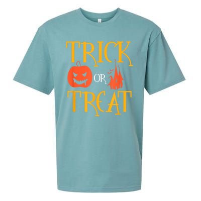 Halloween Trick Or Treat Sueded Cloud Jersey T-Shirt