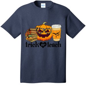 Halloween Trick Or Teach Pumpkin Funny Teacher Halloween T-Shirt