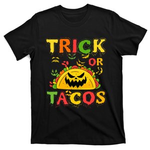 Halloween Trick Or Tacos Mexican Food Costume T-Shirt