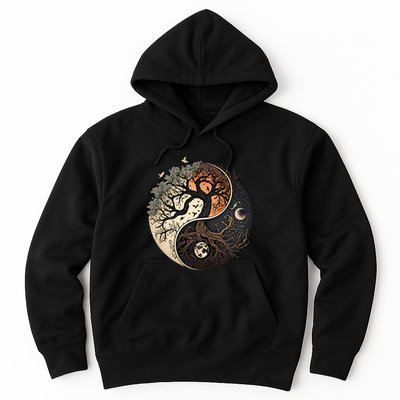 Harmonious Tree Of Life Yin Yang Hoodie
