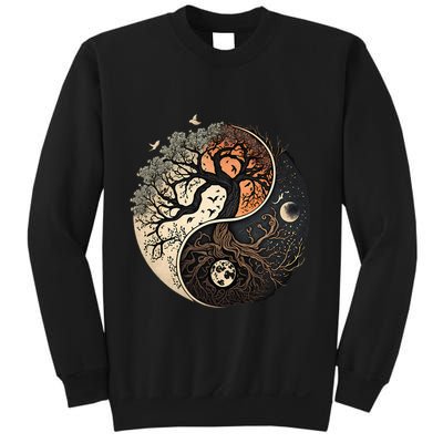 Harmonious Tree Of Life Yin Yang Sweatshirt