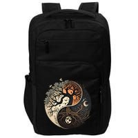 Harmonious Tree Of Life Yin Yang Impact Tech Backpack