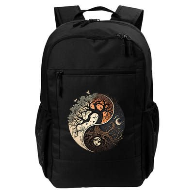 Harmonious Tree Of Life Yin Yang Backpack