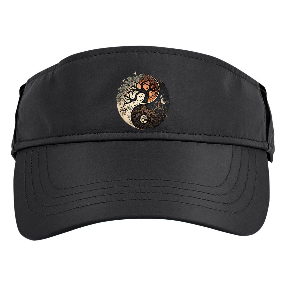 Harmonious Tree Of Life Yin Yang Adult Drive Performance Visor