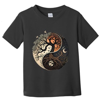Harmonious Tree Of Life Yin Yang Toddler T-Shirt