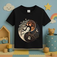 Harmonious Tree Of Life Yin Yang Toddler T-Shirt