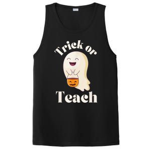 Halloween Trick Or Teach Ghost Teacher  Wo Graphic PosiCharge Competitor Tank