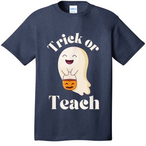 Halloween Trick Or Teach Ghost Teacher  Wo Graphic T-Shirt