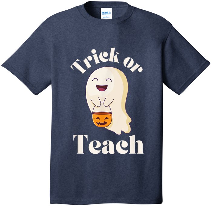 Halloween Trick Or Teach Ghost Teacher  Wo Graphic T-Shirt