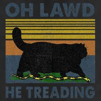 He Treading Oh Lawd 7 Panel Mesh Trucker Snapback Hat