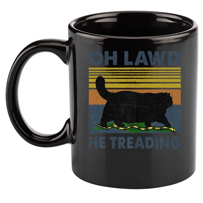 He Treading Oh Lawd 11oz C Handle Ceramic Mug