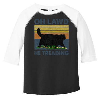 He Treading Oh Lawd Toddler Fine Jersey T-Shirt