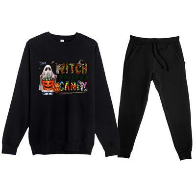 Halloween Trick Or Treat Witch Better Have My Candy Meaningful Gift Premium Crewneck Sweatsuit Set