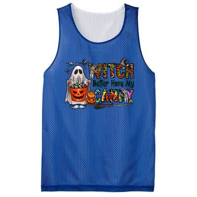 Halloween Trick Or Treat Witch Better Have My Candy Meaningful Gift Mesh Reversible Basketball Jersey Tank