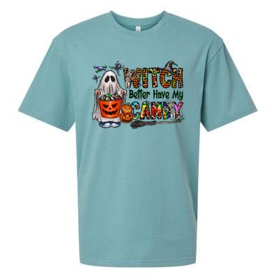 Halloween Trick Or Treat Witch Better Have My Candy Meaningful Gift Sueded Cloud Jersey T-Shirt