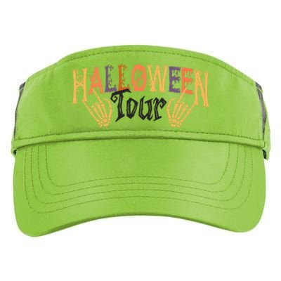 Halloween Tour Official Front And Back Adult Drive Performance Visor