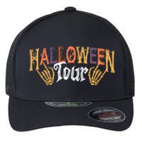 Halloween Tour Official Front And Back Flexfit Unipanel Trucker Cap