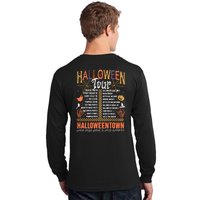 Halloween Tour Official Front And Back Long Sleeve Shirt