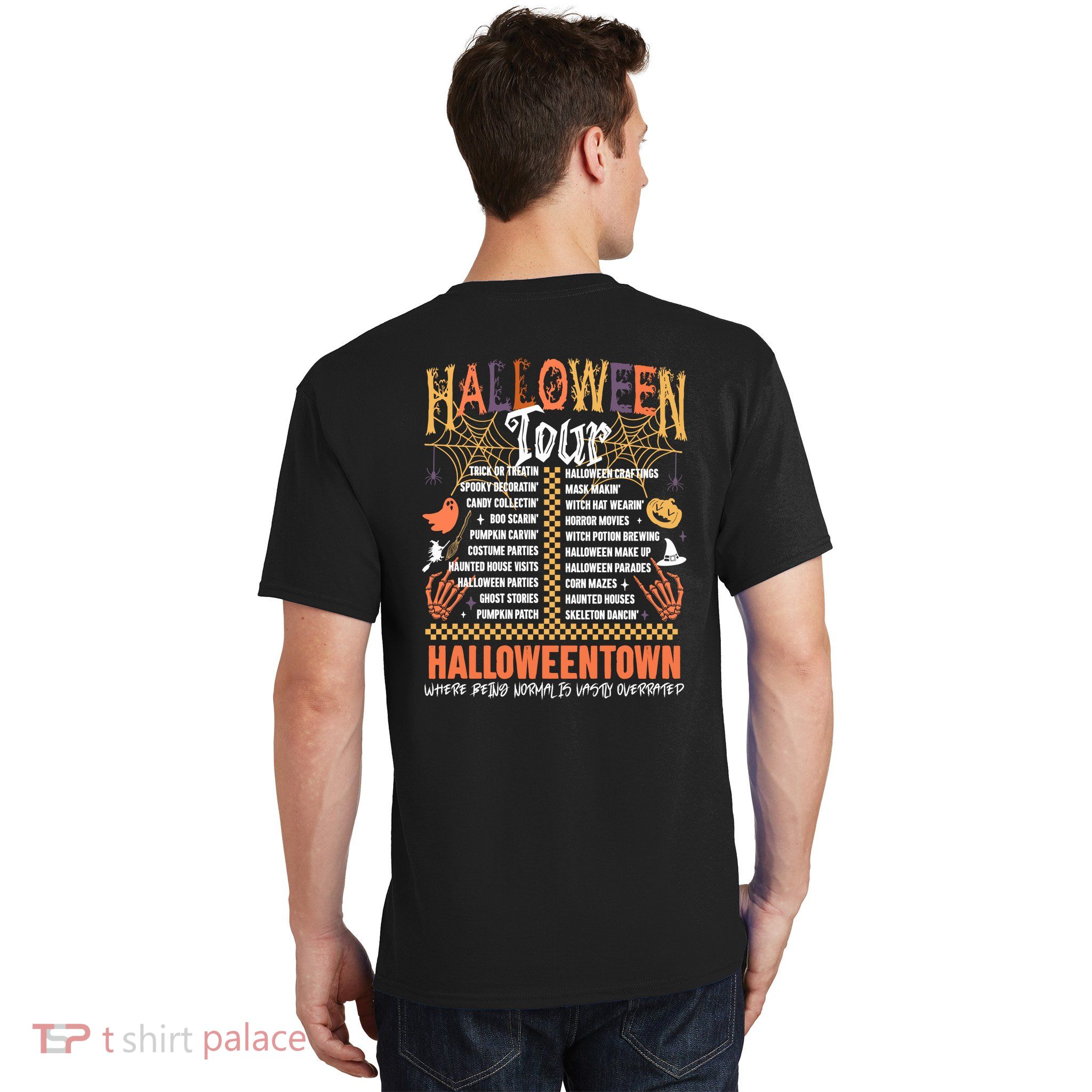 Halloween Tour Official Front And Back T-Shirt