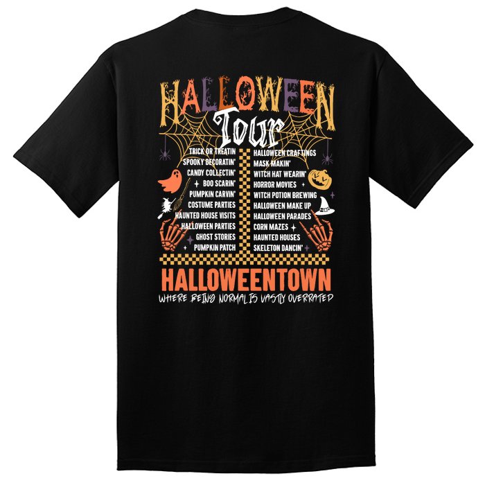 Halloween Tour Official Front And Back Tall T-Shirt