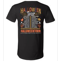 Halloween Tour Official Front And Back V-Neck T-Shirt