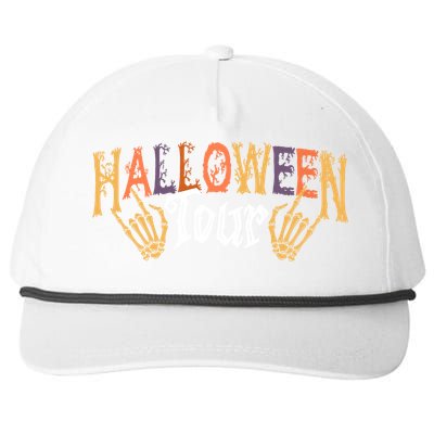 Halloween Tour Official Front And Back Snapback Five-Panel Rope Hat