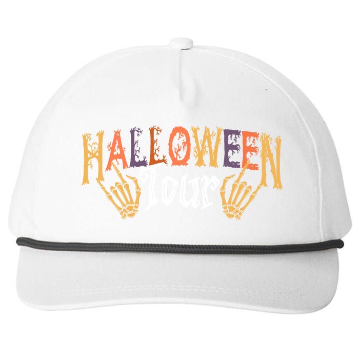 Halloween Tour Official Front And Back Snapback Five-Panel Rope Hat