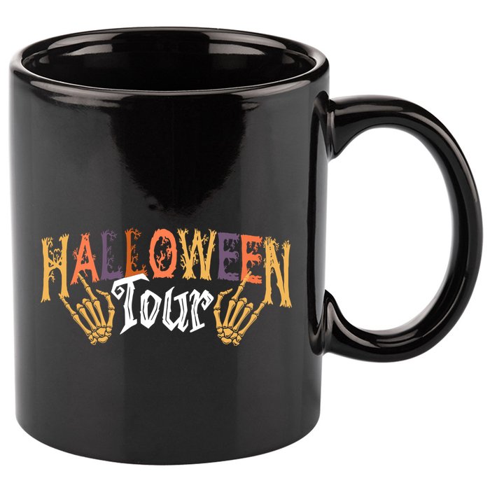 Halloween Tour Official Front And Back 11oz C Handle Ceramic Mug