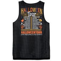 Halloween Tour Official Front And Back Mesh Reversible Basketball Jersey Tank