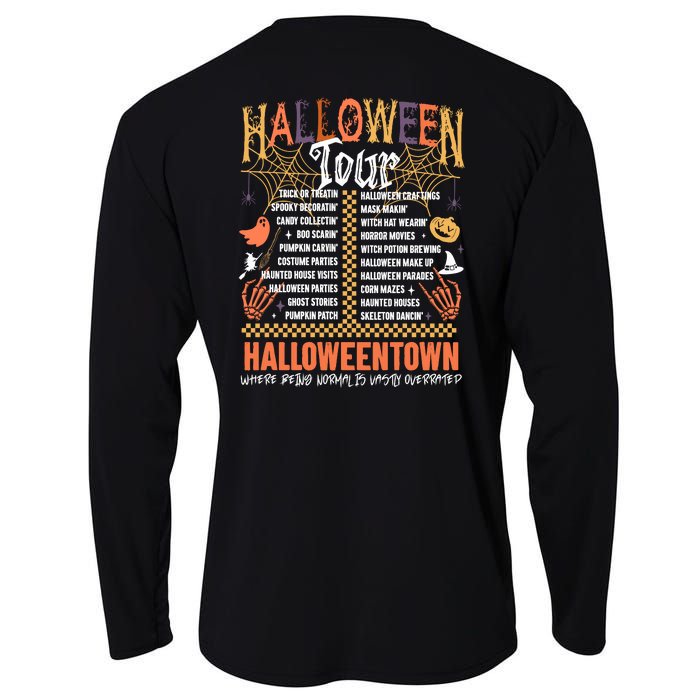 Halloween Tour Official Front And Back Cooling Performance Long Sleeve Crew