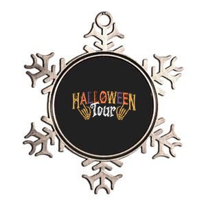 Halloween Tour Official Front And Back Metallic Star Ornament