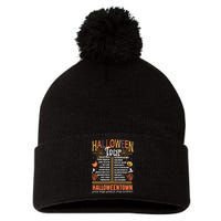 Halloween Tour Official Front And Back Pom Pom 12in Knit Beanie