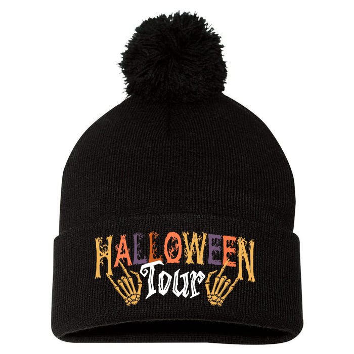 Halloween Tour Official Front And Back Pom Pom 12in Knit Beanie