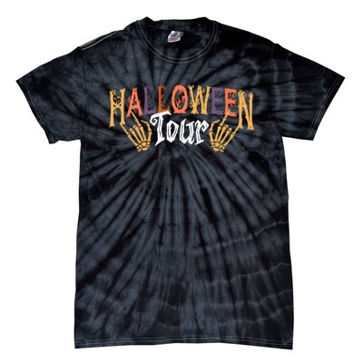 Halloween Tour Official Front And Back Tie-Dye T-Shirt