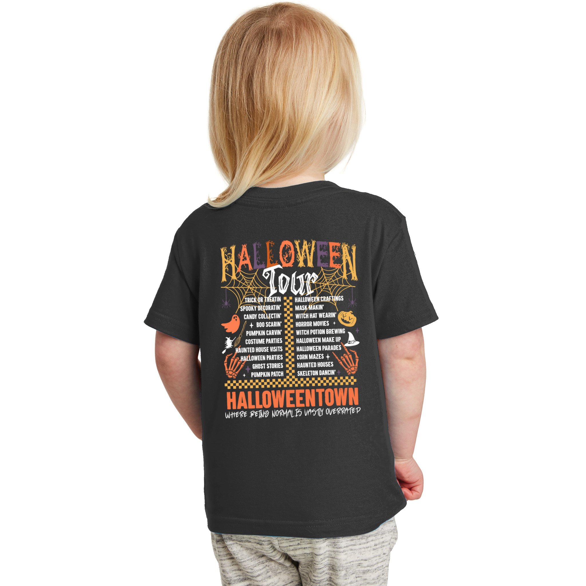 Halloween Tour Official Front And Back Toddler T-Shirt