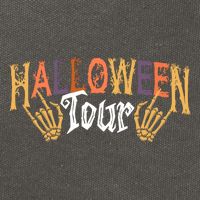 Halloween Tour Official Front And Back Cotton Canvas Backpack