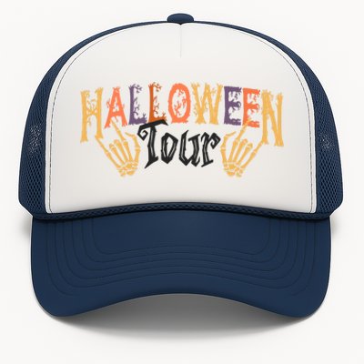 Halloween Tour Official Front And Back Trucker Hat