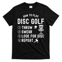 How To Play Disc Golf Funny Gift T-Shirt